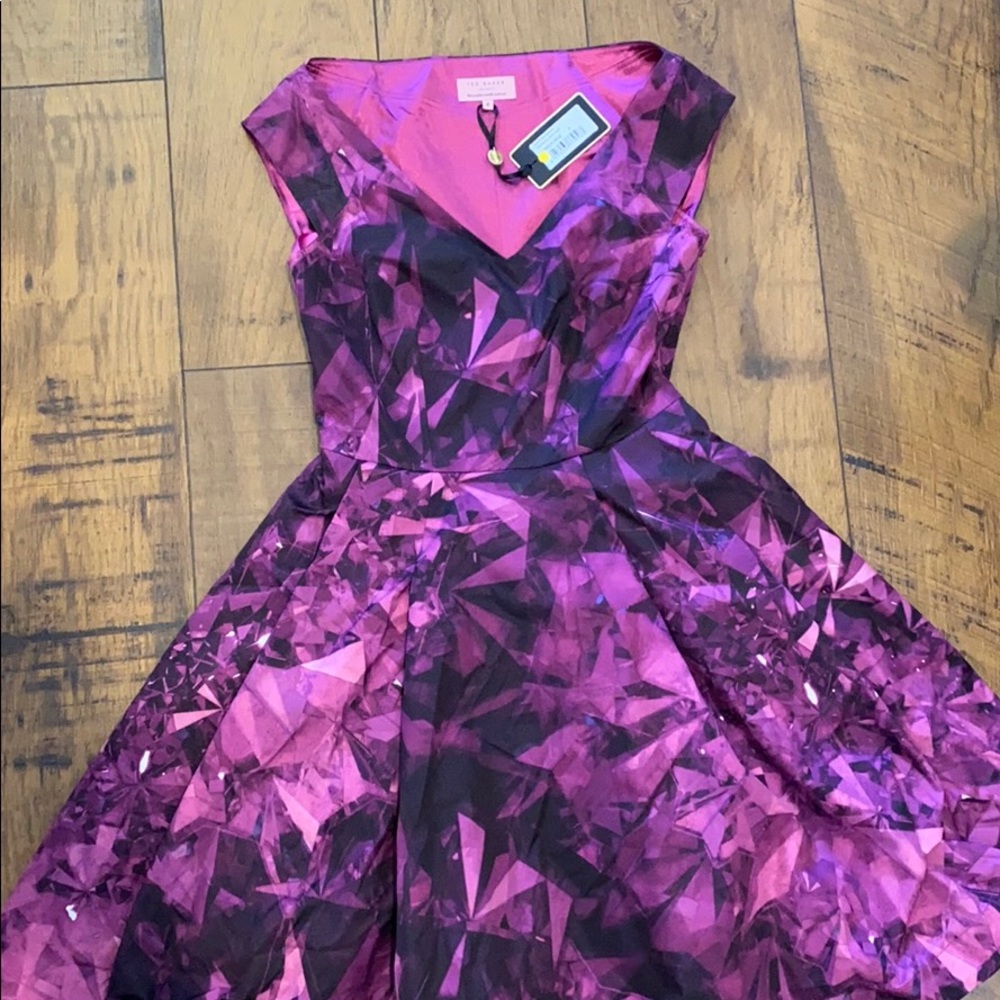 Ted Baker Full Skirt Dress - Ted Baker size 2